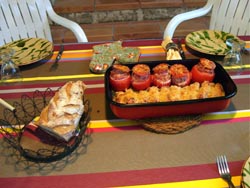 French Cooking Homestay Program - stuffed tomatoes